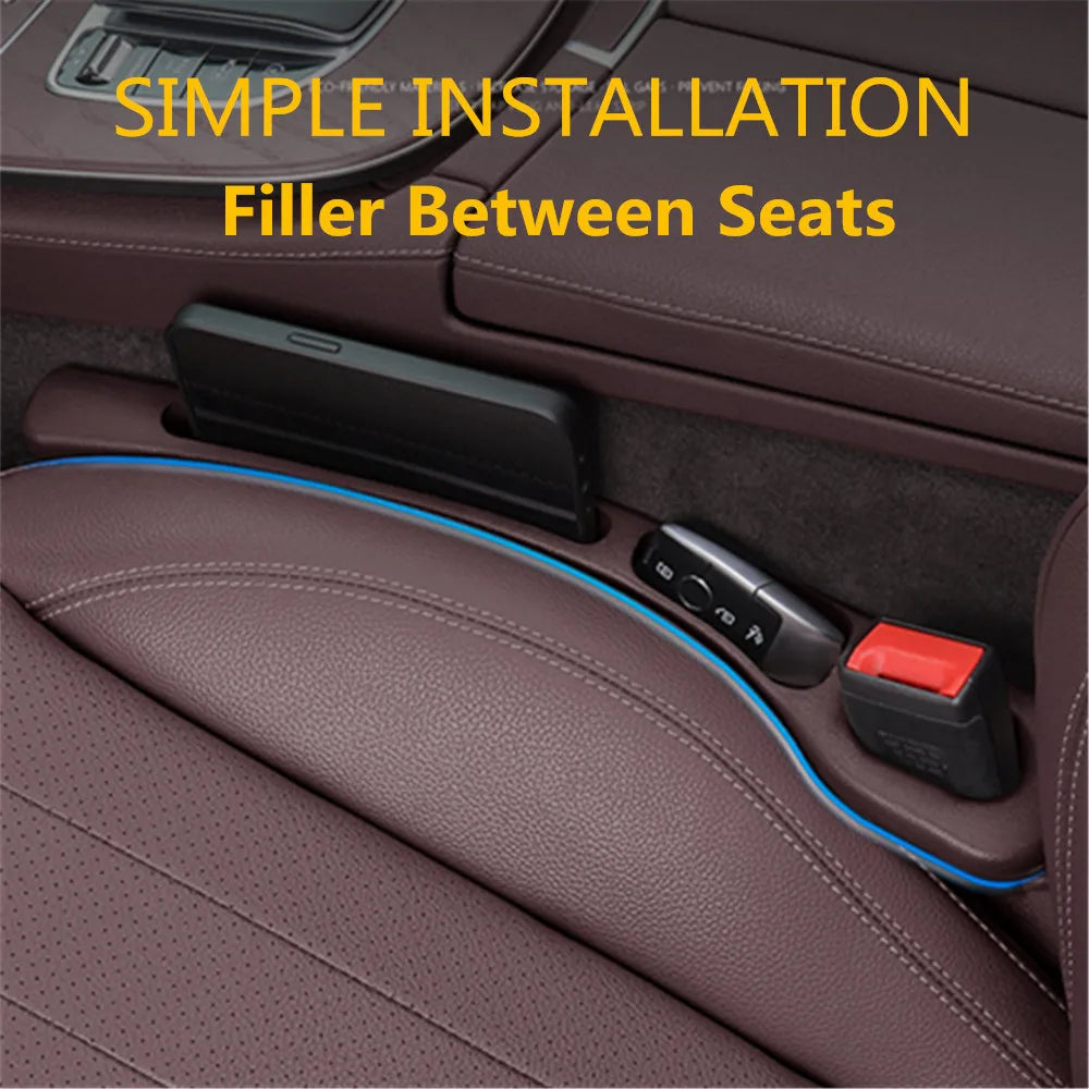 2PCS For Infiniti Q30 G25 G35 G37 QX30 QX50 QX60 QX70 Car Seat Gap Filler Between Seats Crevice Decoration Interior Accessories